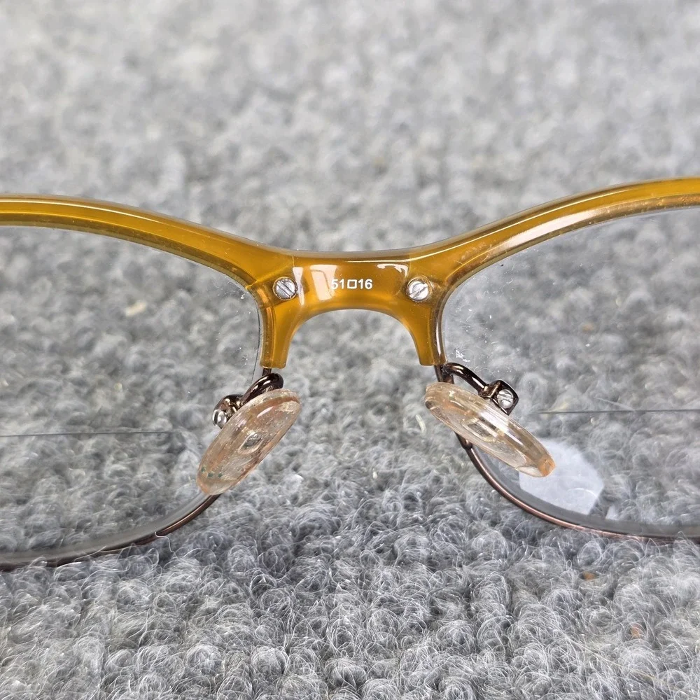 CAFÉ LUNETTES EYEGLASSES FRAME 3196 2 51-16-130 TORTOISE/AMBER FULL RIM